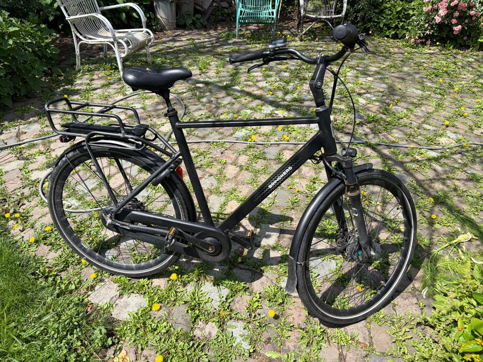 Brinckers elektrische fiets 61 cm error 08, Fietsen en Brommers, Elektrische fietsen, Ophalen, Gebruikt, Brinckers, 59 cm of meer