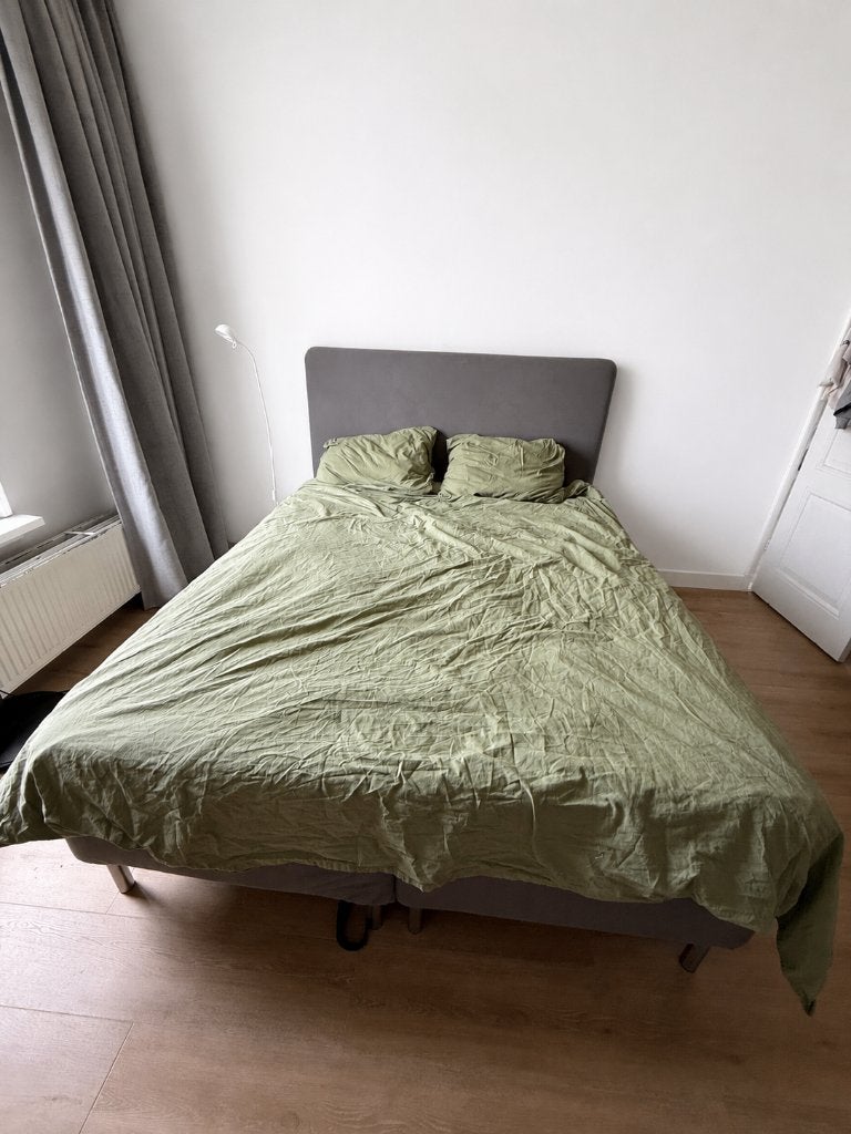 IKEA Boxspring 160CM evt. incl. Matras, Ophalen, Gebruikt, 210 cm, Tweepersoons