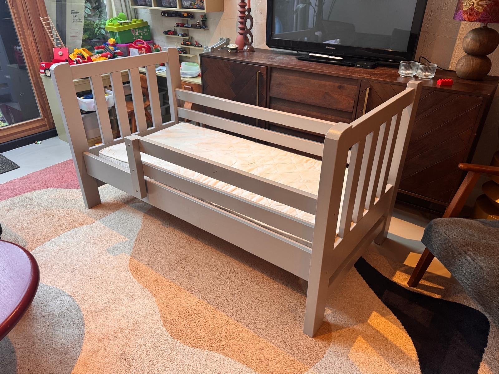 Kinderbed met matras, Ophalen, Gebruikt, Eenpersoons, 80 cm