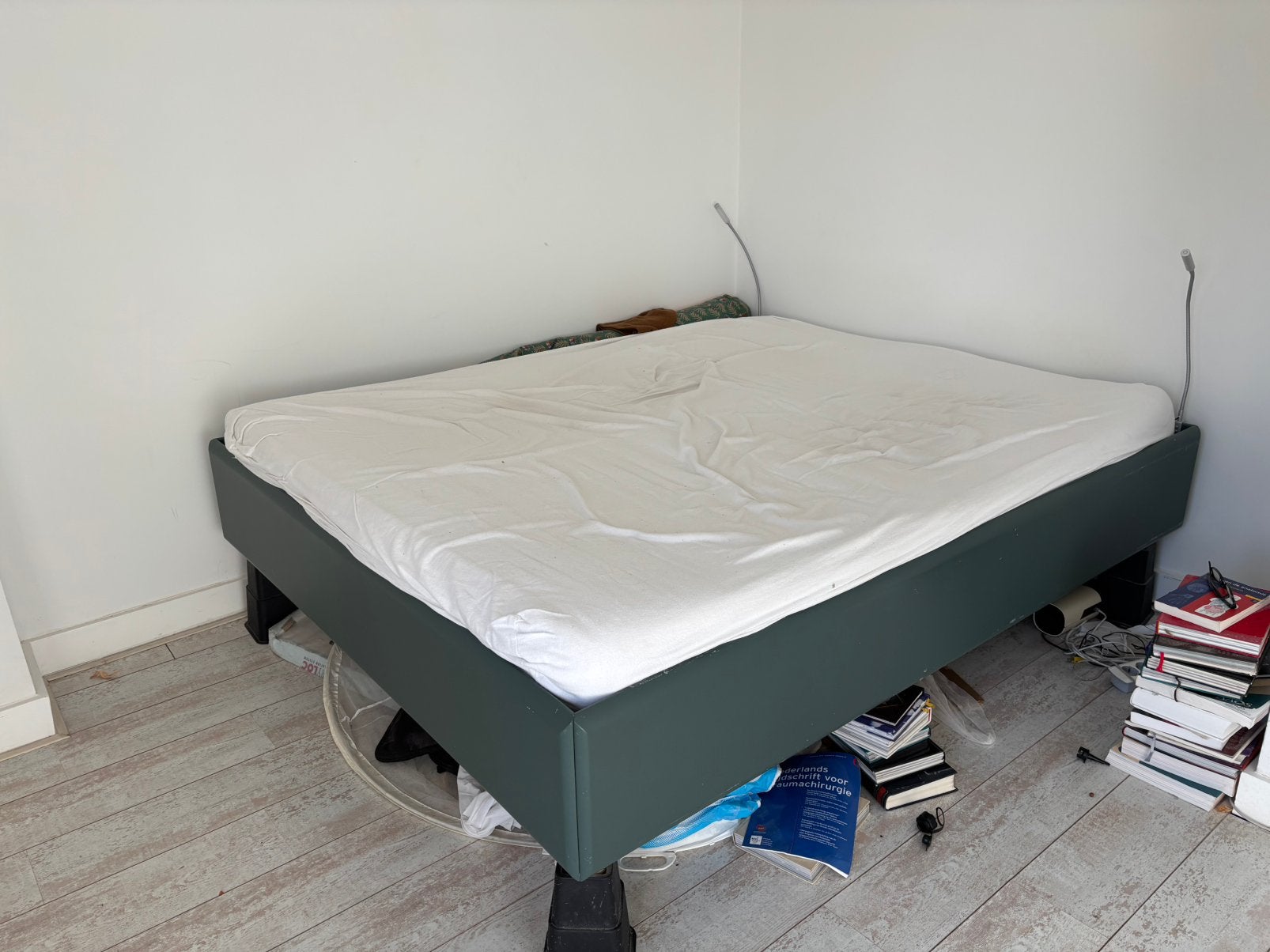 Gratis af te halen. Bed 1.60m, Ophalen, Gebruikt, Tweepersoons, 200 cm