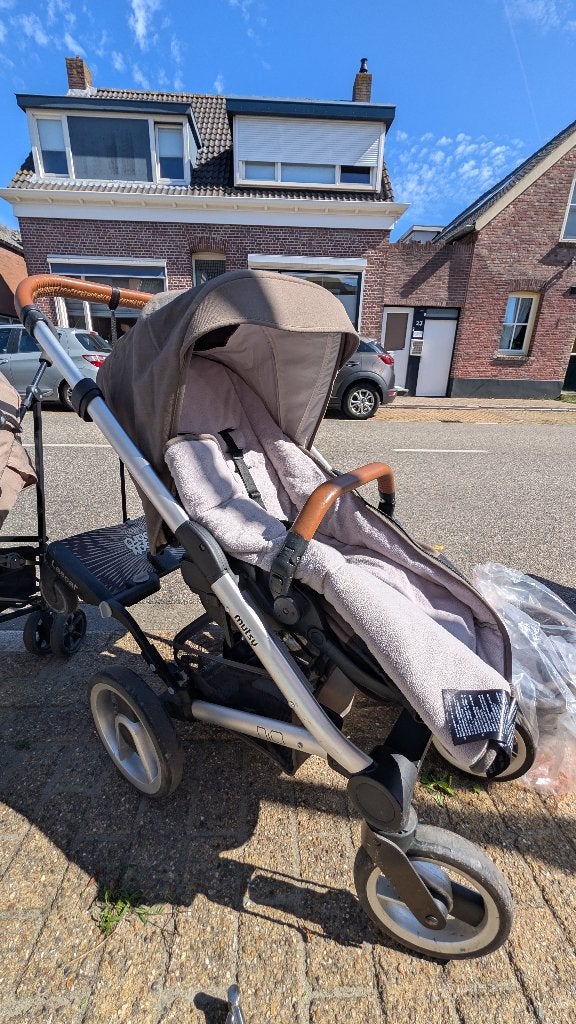 Mutsy Nio kinderwagen, Ophalen, Gebruikt, Verstelbare duwstang, Combiwagen