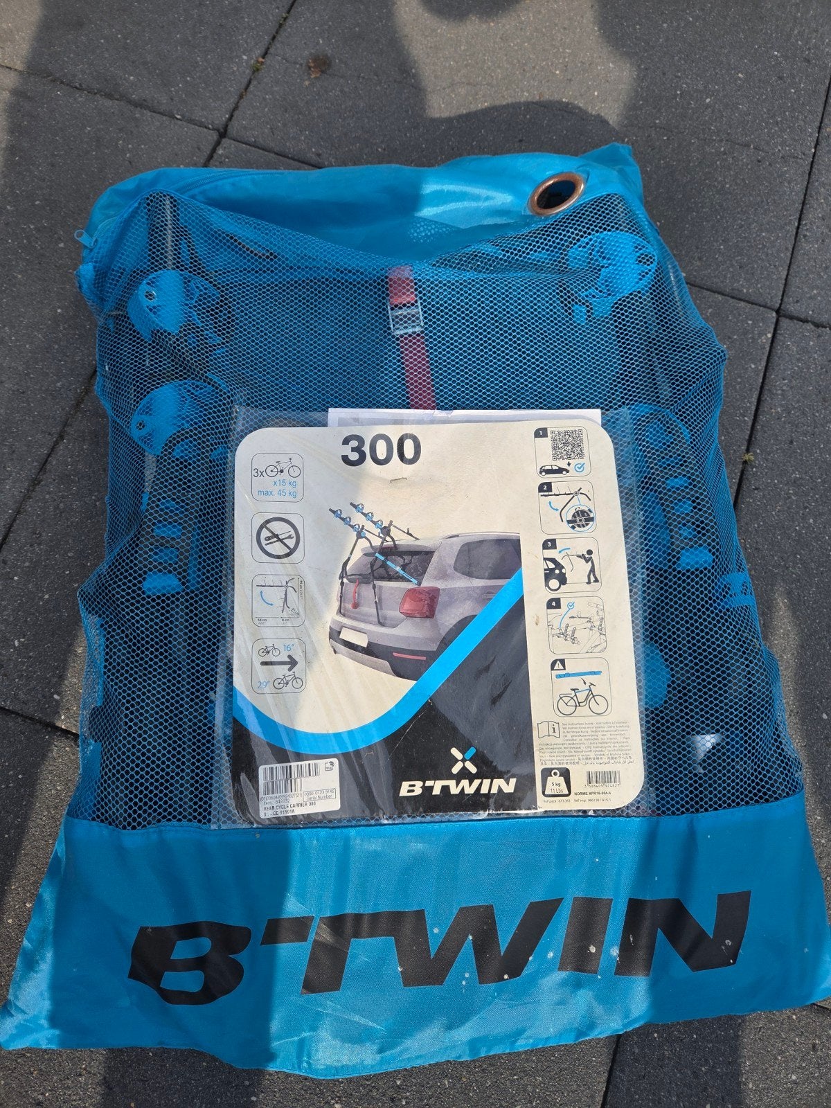 B'Twin 300 Achterklepdrager voor 3 fietsen, Ophalen of Verzenden