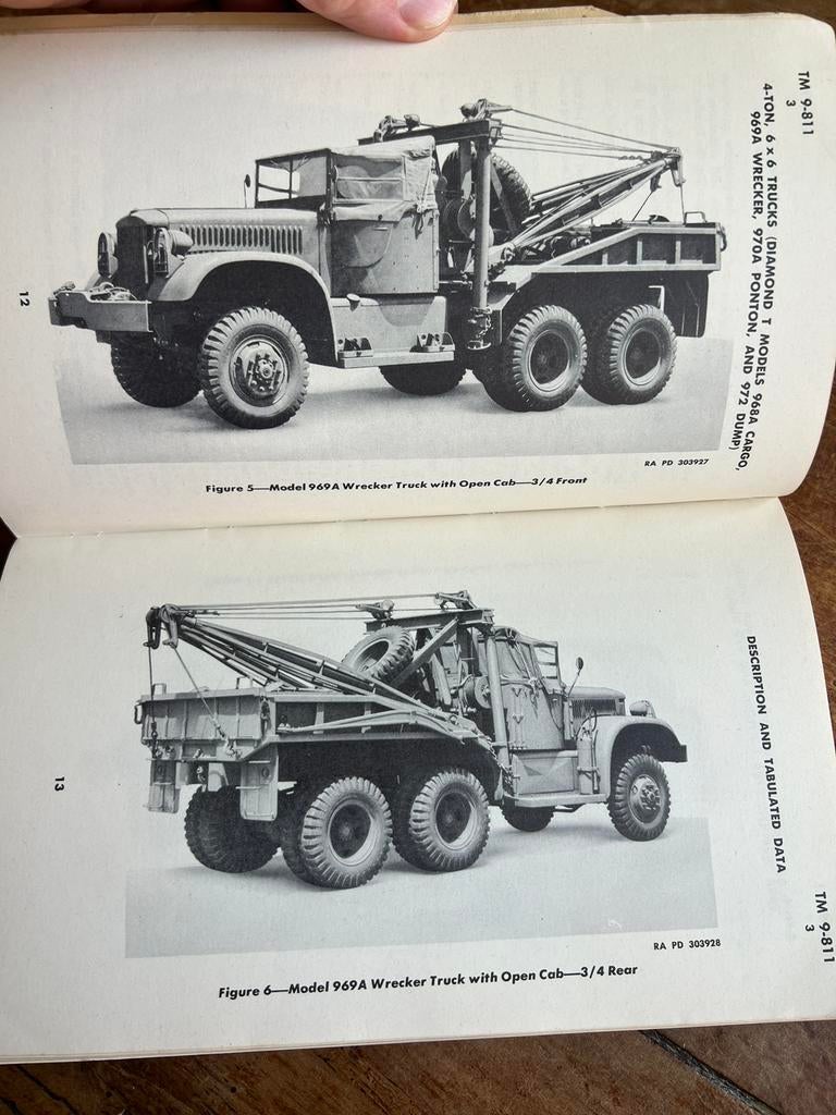 WO2 Technisch handboek Diamond T Truck Ponton vrachtwagen, Verzamelen, Militaria | Tweede Wereldoorlog, Amerika, Ophalen of Verzenden