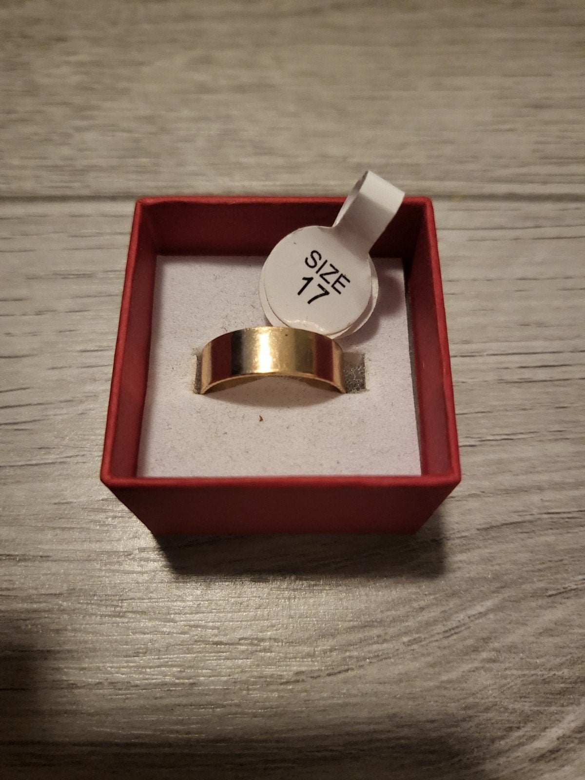 Nieuwe gouden ring, maat 17, Nieuw, Ophalen of Verzenden, 17 tot 18, Dame of Heer