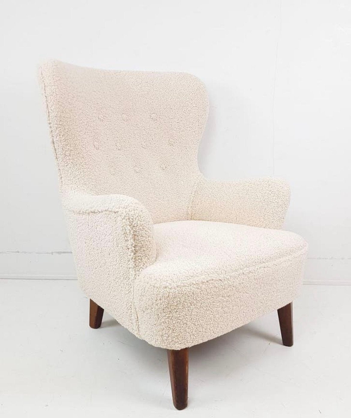 Vintage Artifort Theo Ruth heren fauteuil teddy nieuwe stof, -, -, Ophalen of Verzenden, Zo goed als nieuw