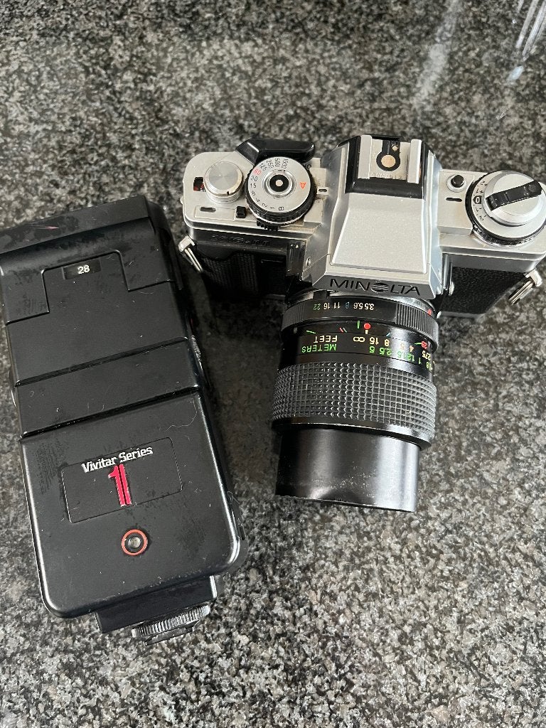 Analoge camera Minolta X-GM, Audio, Tv en Foto, Fotocamera's Analoog, Ophalen of Verzenden, Gebruikt, Spiegelreflex, Minolta