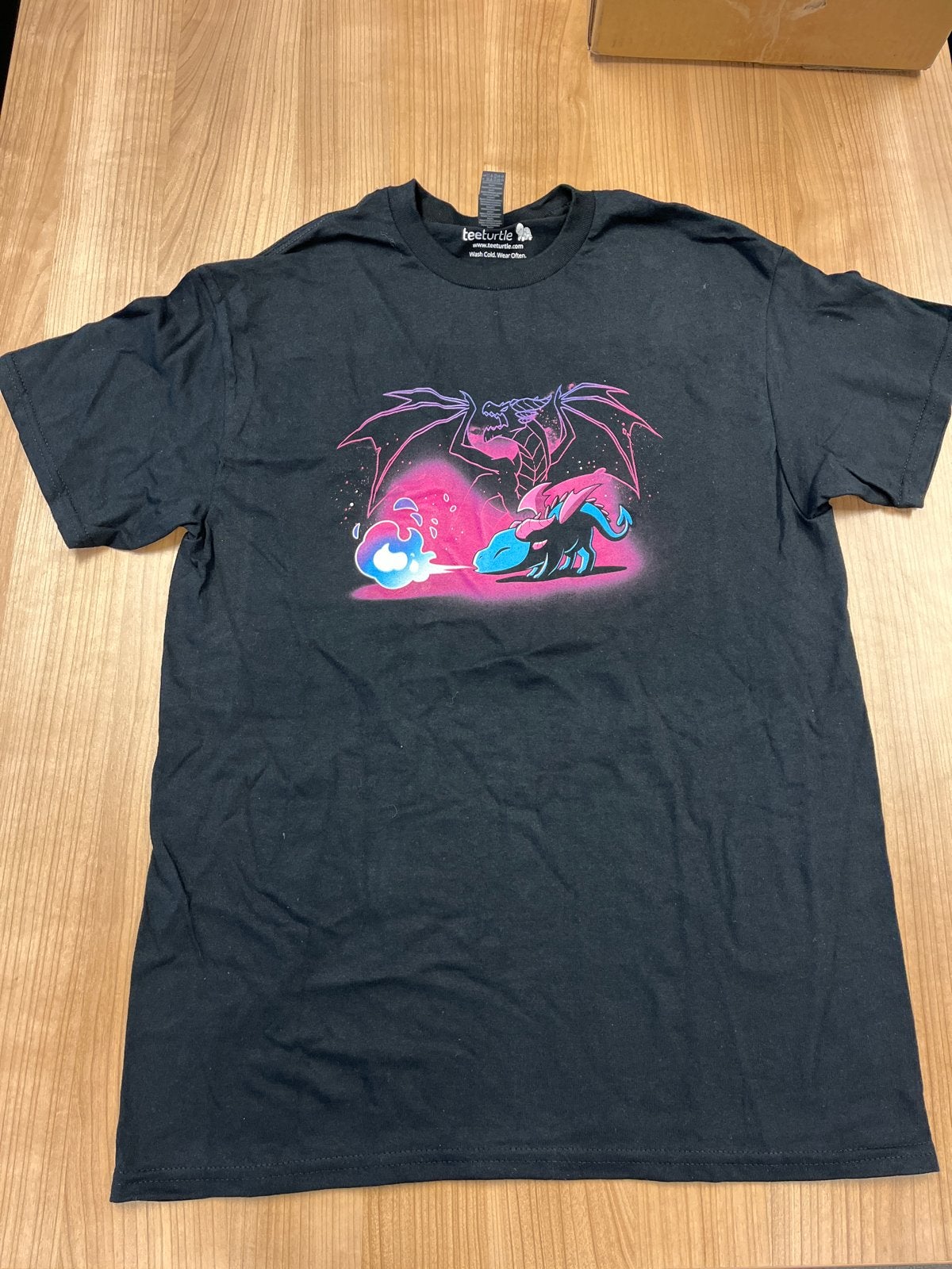 Teeturtle T-shirt Zwart Maat M nieuw!, Onbekend, Maat 48/50 (M), Zwart, Nieuw