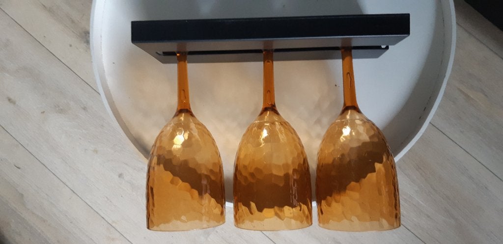 Wijnglas houder voor aan plafond of kast, Overige typen, Kunststof, Ophalen of Verzenden, Zo goed als nieuw
