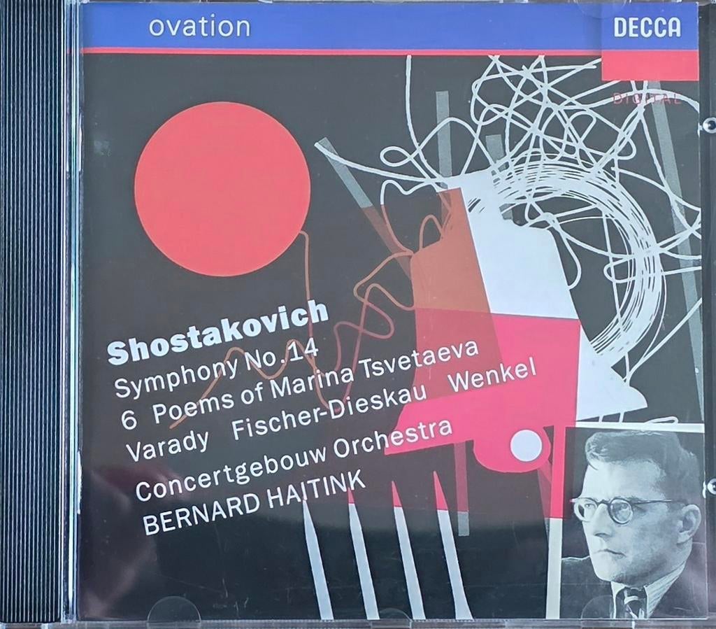 Shostakovich Symfonie 14 - Haitink, Concertgebouw Orkest, Ophalen of Verzenden, Modernisme tot heden, Zo goed als nieuw, Orkest of Ballet