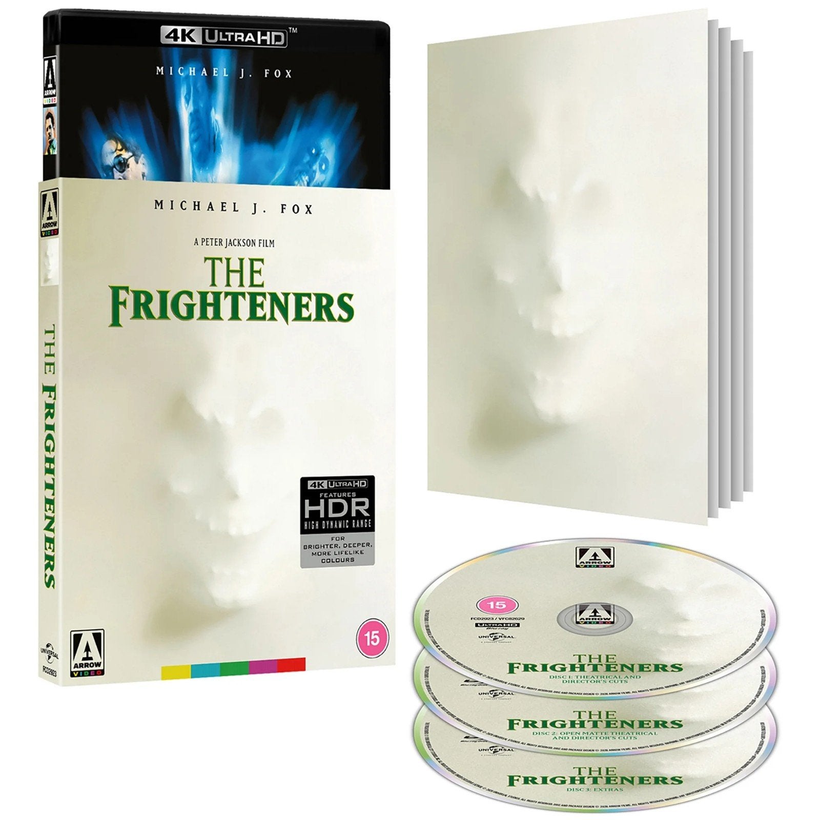 The Frighteners L.E. (Arrow) 4K UHD Blu-Ray UK PRE-ORDER, Cd's en Dvd's, Blu-ray, Vanaf 18 jaar, Engels, Inclusief boekje, Film