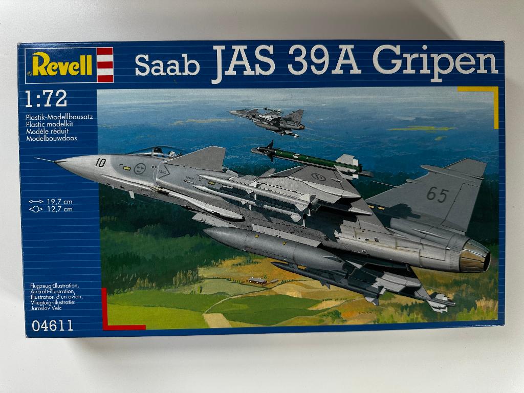 Revell Saab JAS 39A Gripen modelbouw vliegtuig, 1:72 tot 1:144, Revell, Nieuw, Ophalen of Verzenden