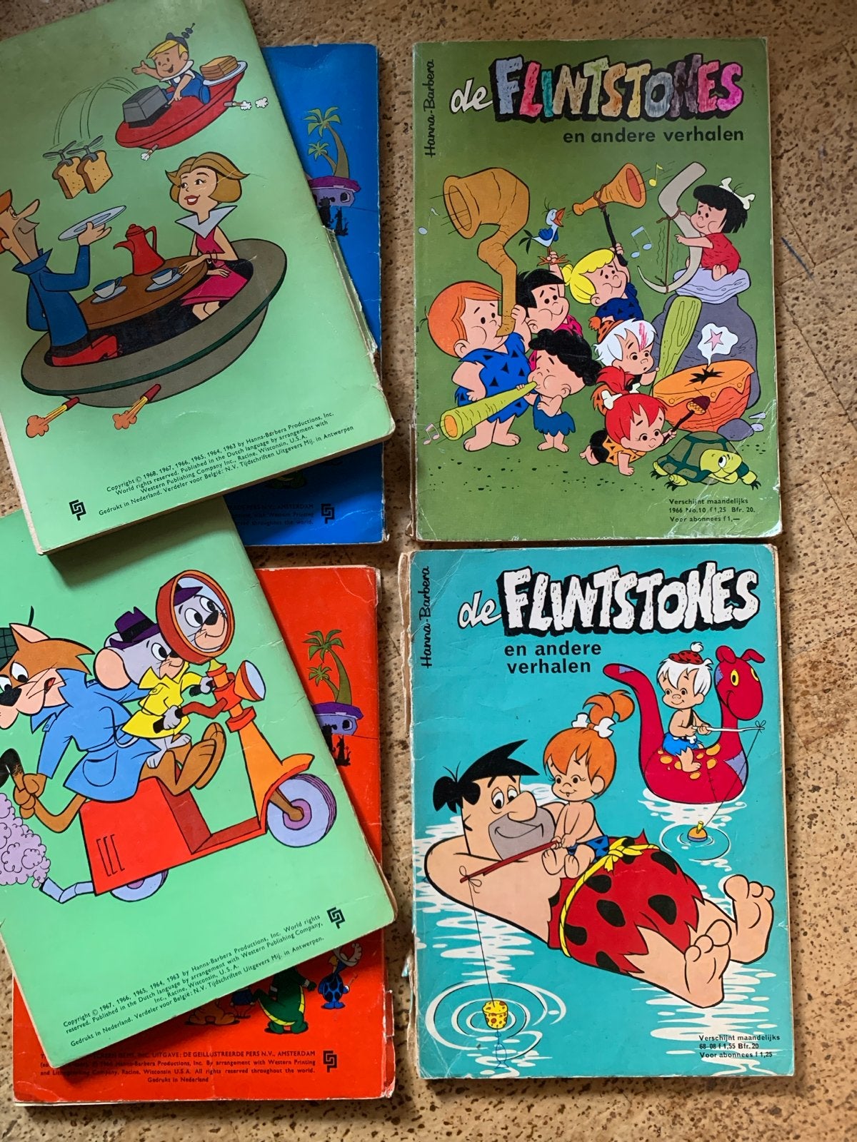 De Flintstones en andere verhalen - 6 stripboeken, Meerdere stripboeken, Ophalen of Verzenden, Gelezen