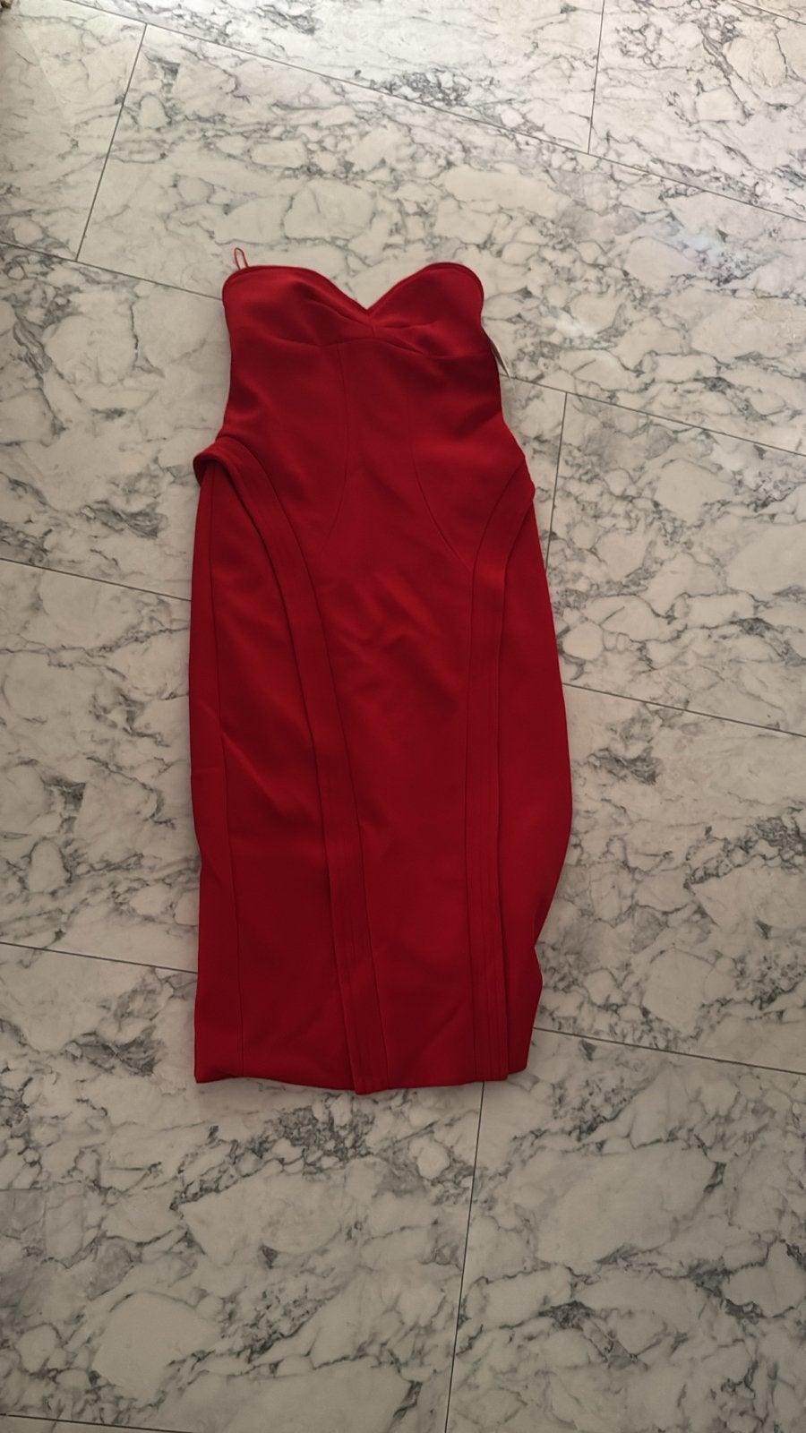 Zara Rode Strapless Jurk - Nieuw met Prijskaartje, Ophalen, Nieuw, Maat 38/40 (M), Rood