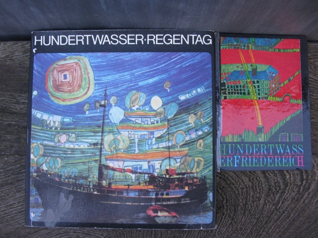 HUNDERTWASSER KUNST 2 BOEKEN 1972, Boeken, Ophalen of Verzenden, Gelezen, Bockelmann / Hofmann