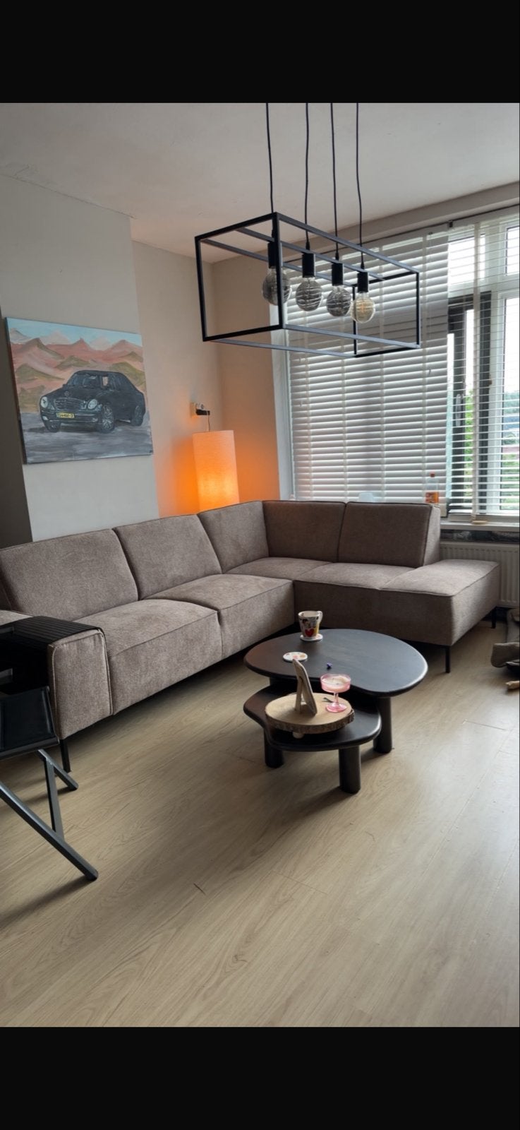 Zo goed als nieuwe hoekbank van Woonsquare (2 maanden oud), Ophalen, Zo goed als nieuw, Stof