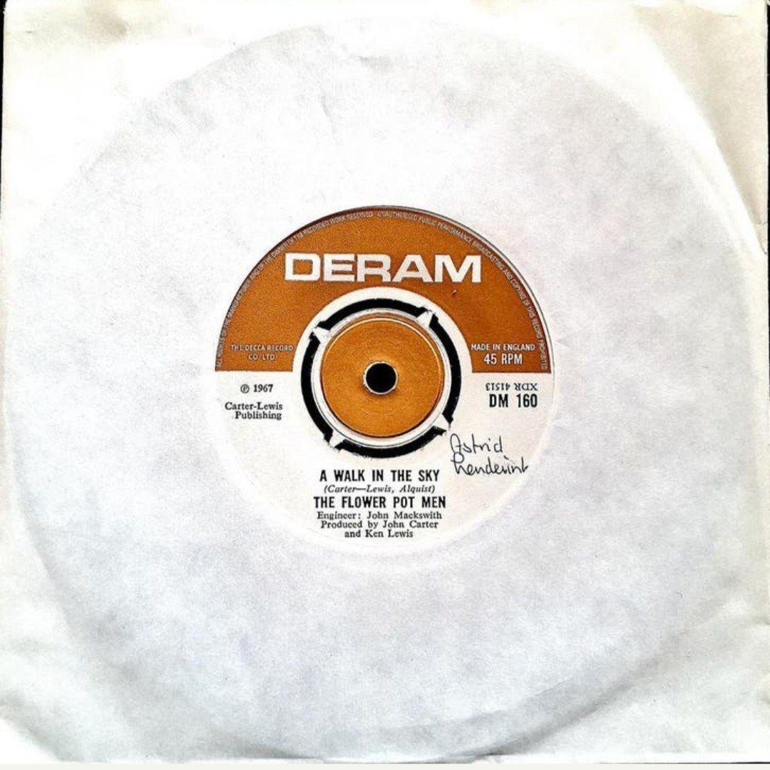 7"/SINGLE  THE FLOWER POT MEN - A Walk In The Sky, Ophalen of Verzenden, Gebruikt, Pop