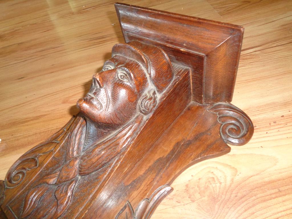 Brabantse antieke muur console eiken boer, Antiek en Kunst, Verzenden