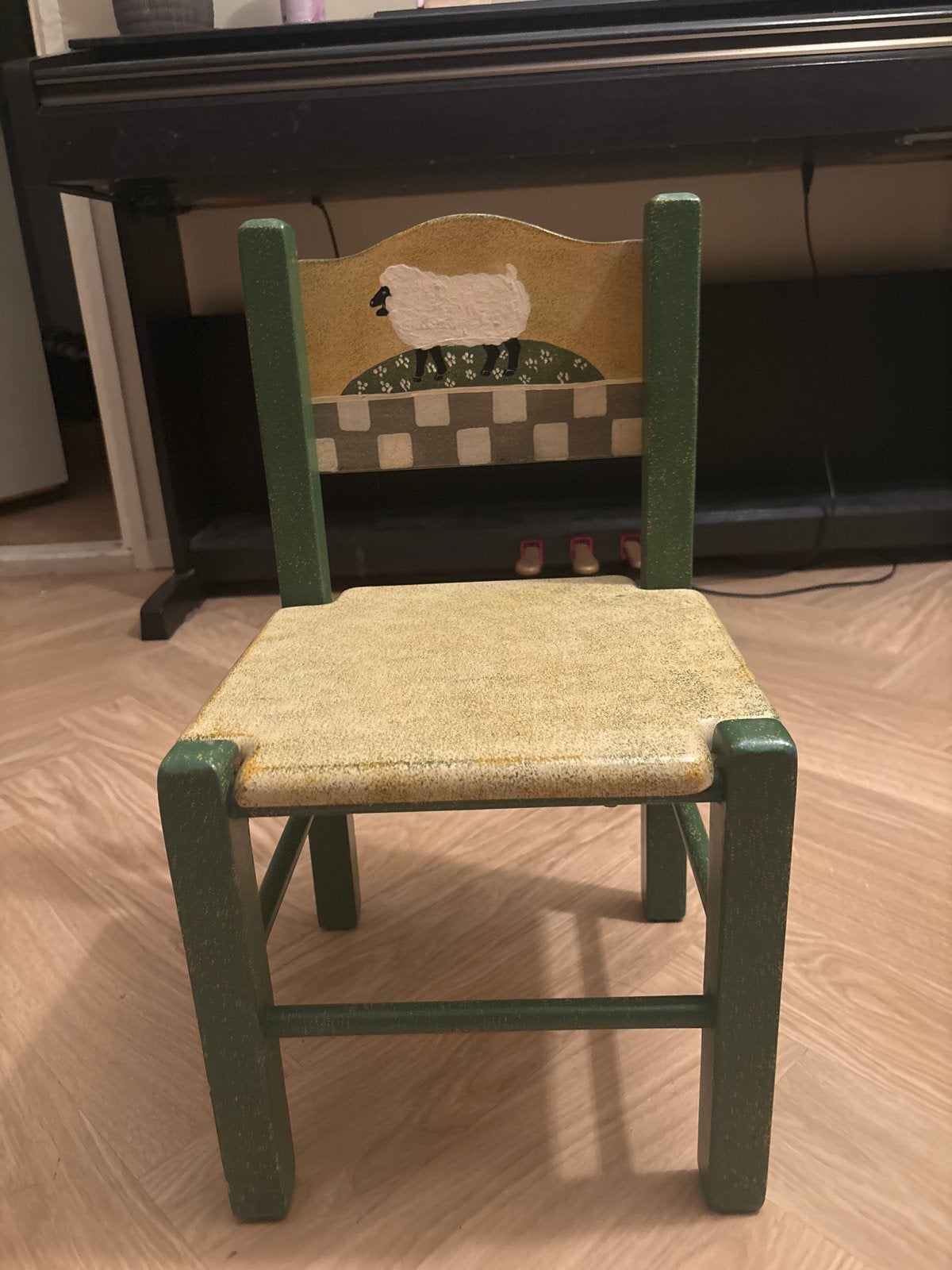 Leuke kinderstoel met schapenprint, Ophalen, Gebruikt, Stoel(en)