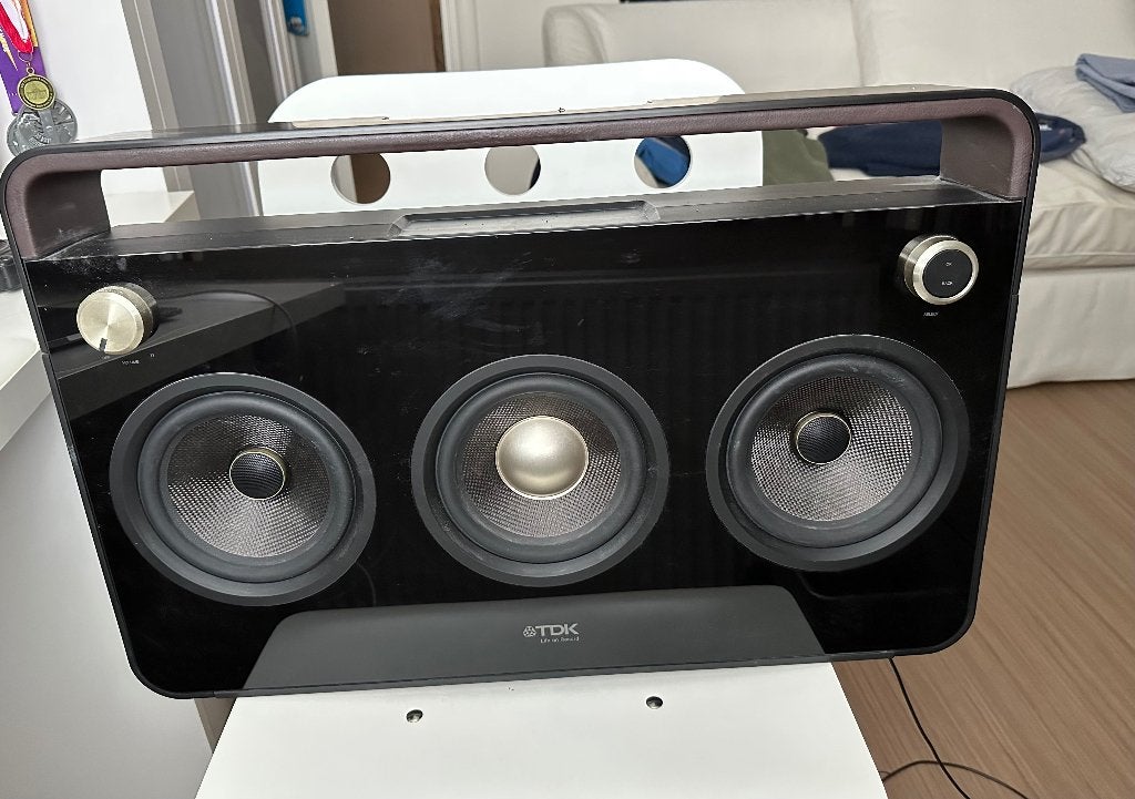 TDK Life on Record 3 Speaker Boombox, Gebruikt, Basreflex, Minder dan 60 watt, Boekenplank luidspreker