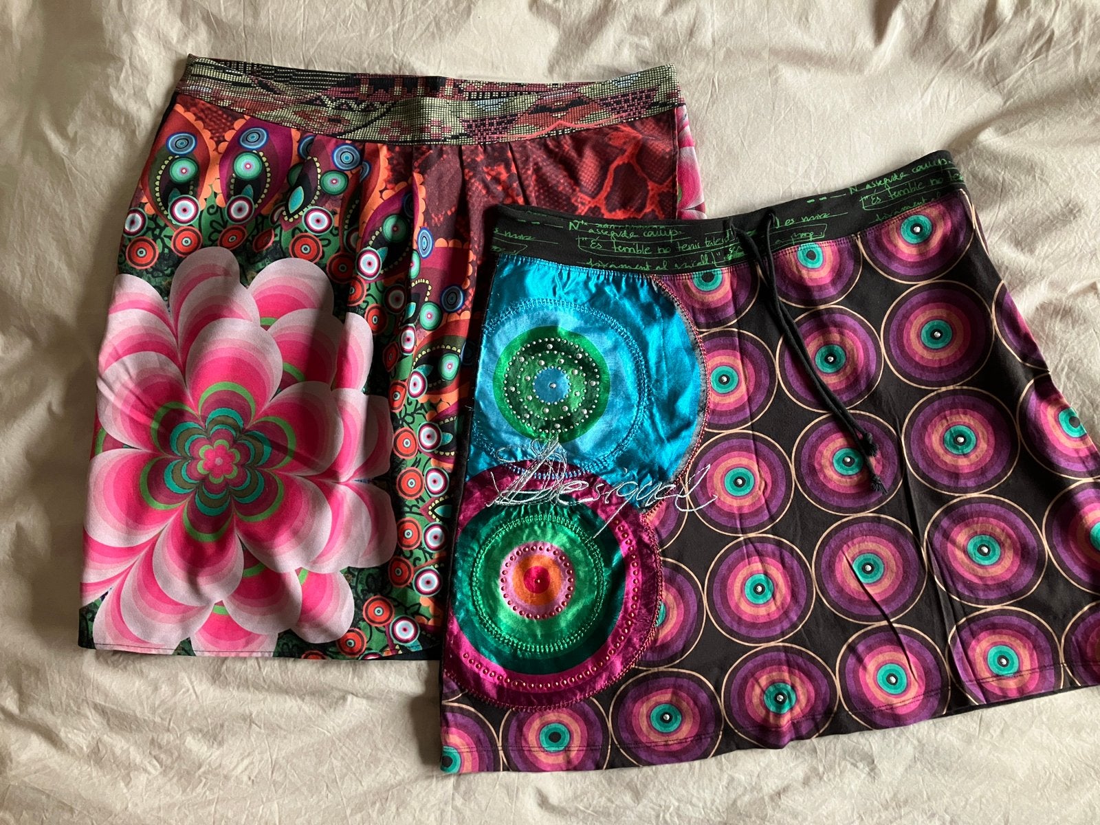 Desigual rokjes maat L/42, Zwart, Maat 42/44 (L), Ophalen of Verzenden, Zo goed als nieuw