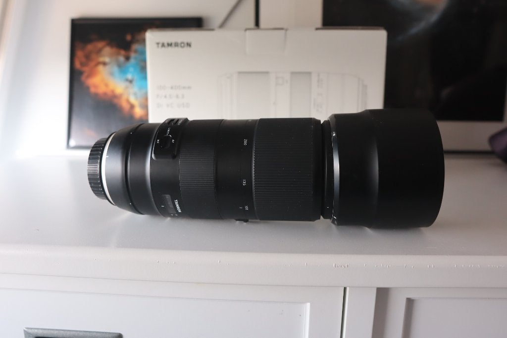 tamron 100-400mm f/4.5-6.3 di vc usd voor canon EF, Audio, Tv en Foto, Fotografie | Lenzen en Objectieven, Ophalen, 400 mm, Gebruikt