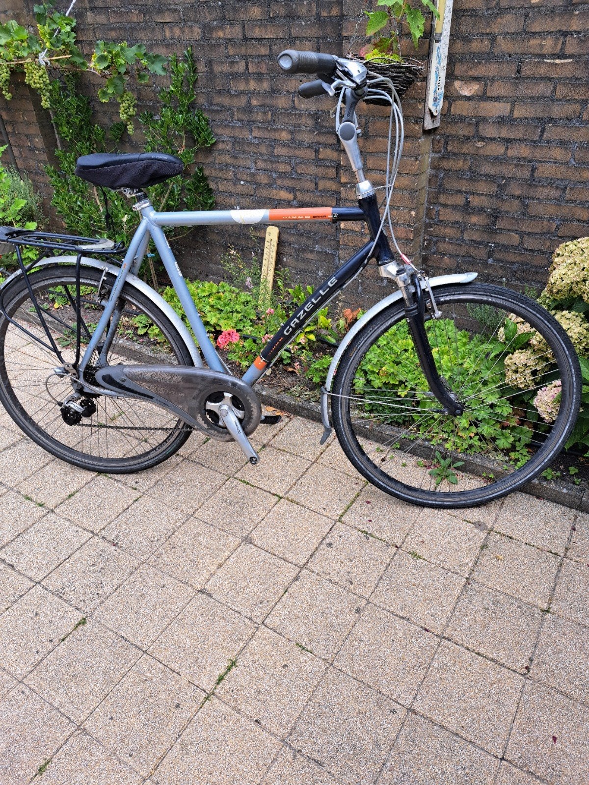 Gazelle herenfiets Bahia met versnellingen, Ophalen, Gebruikt, Velgrem, Versnellingen