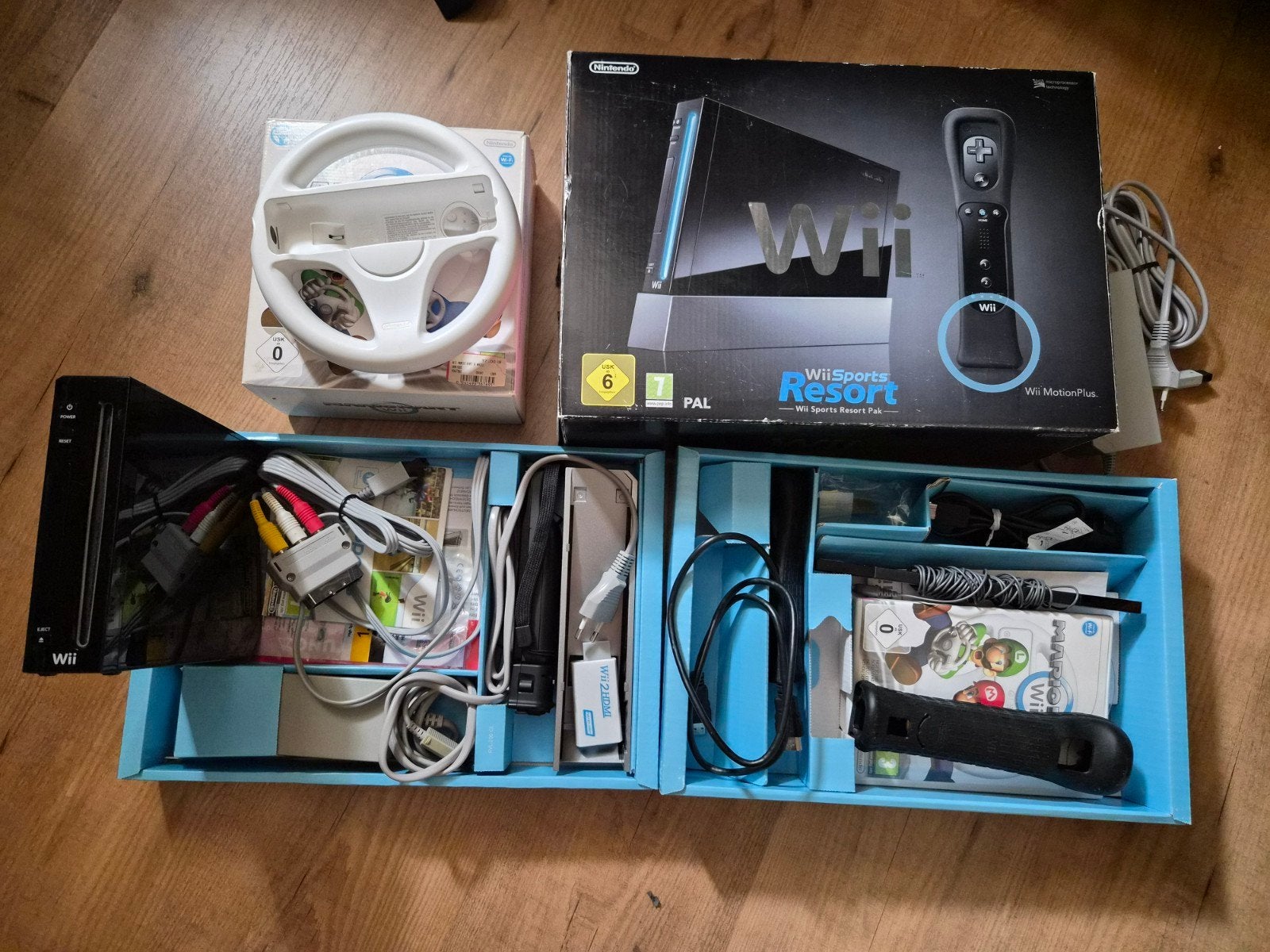 Wii + Super Mario kart, Spelcomputers en Games, Spelcomputers | Overige, Ophalen of Verzenden, Zo goed als nieuw