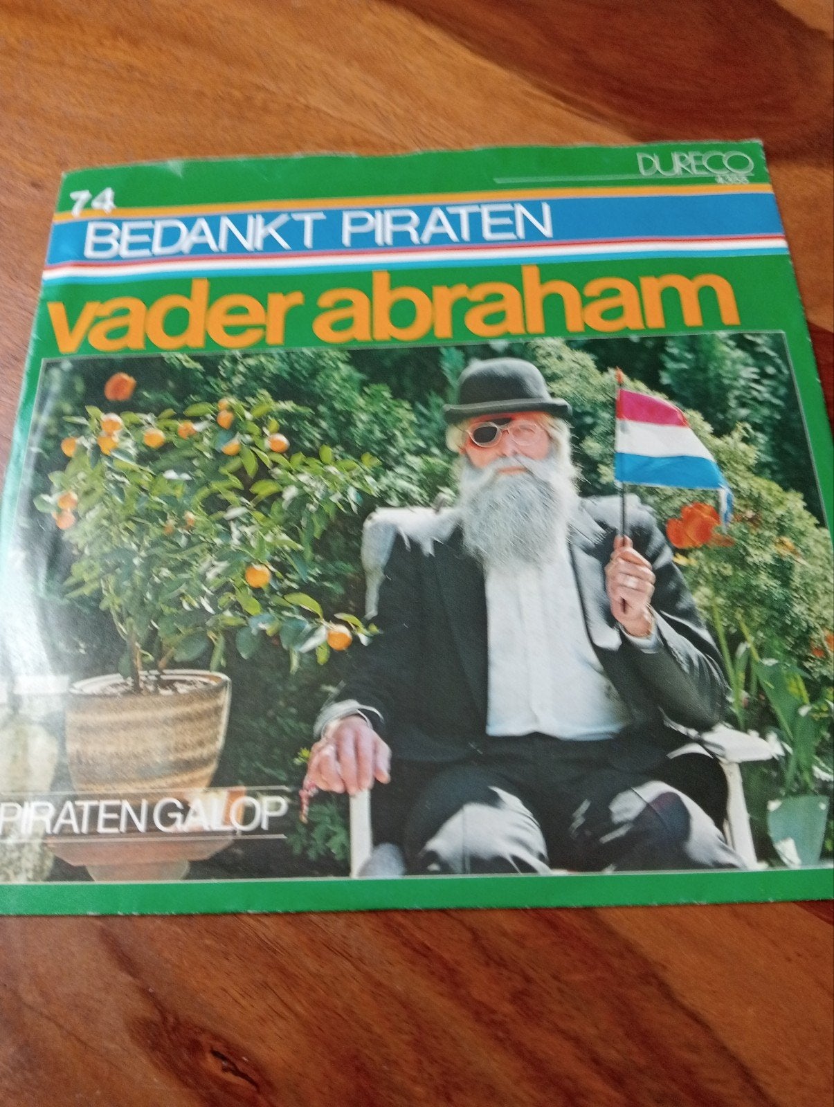 Vader Abraham - Bedankt Piraten / Piraten Galop (Single), Ophalen of Verzenden, Gebruikt, Piraten en Zeemansliederen, Single