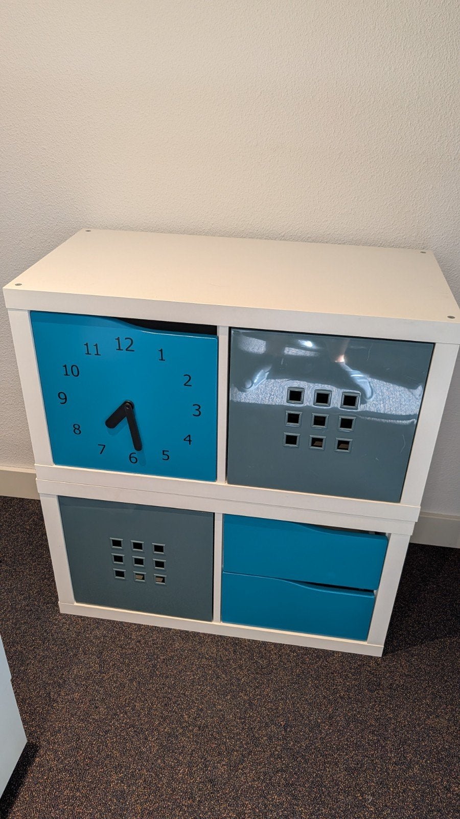 Twee IKEA kasten met opbergboxen - stapelbaar/naast elkaar, Ophalen, Zo goed als nieuw