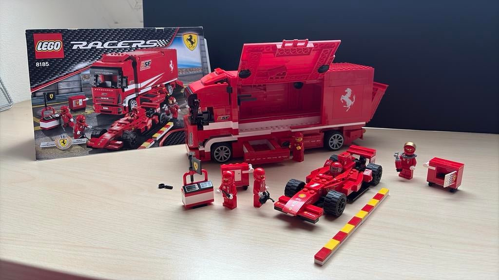 Lego racers F1 serie 8185, Ophalen of Verzenden, Zo goed als nieuw