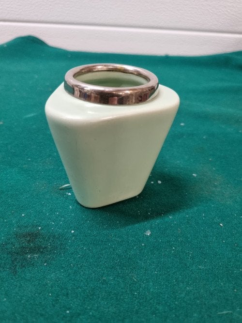 lepel potje vintage groen aardewerk, Verzamelen, Ophalen of Verzenden