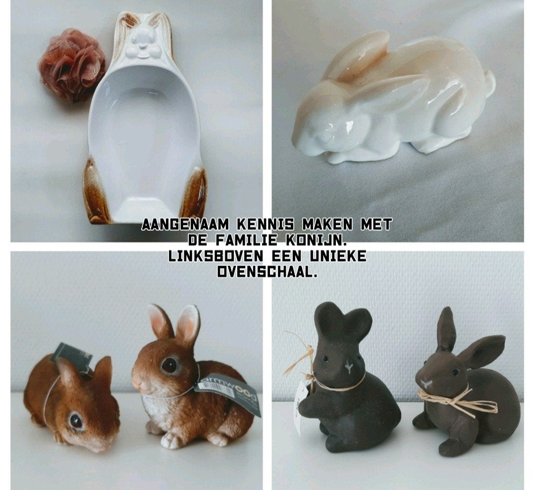 Ovenschaal haas/diverse konijntjes/eend/hertjes/,kip, Ophalen of Verzenden