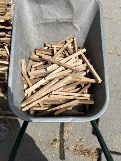 aanmaakhoutjes, Tuin en Terras, Minder dan 3 m³, Ophalen, Overige houtsoorten