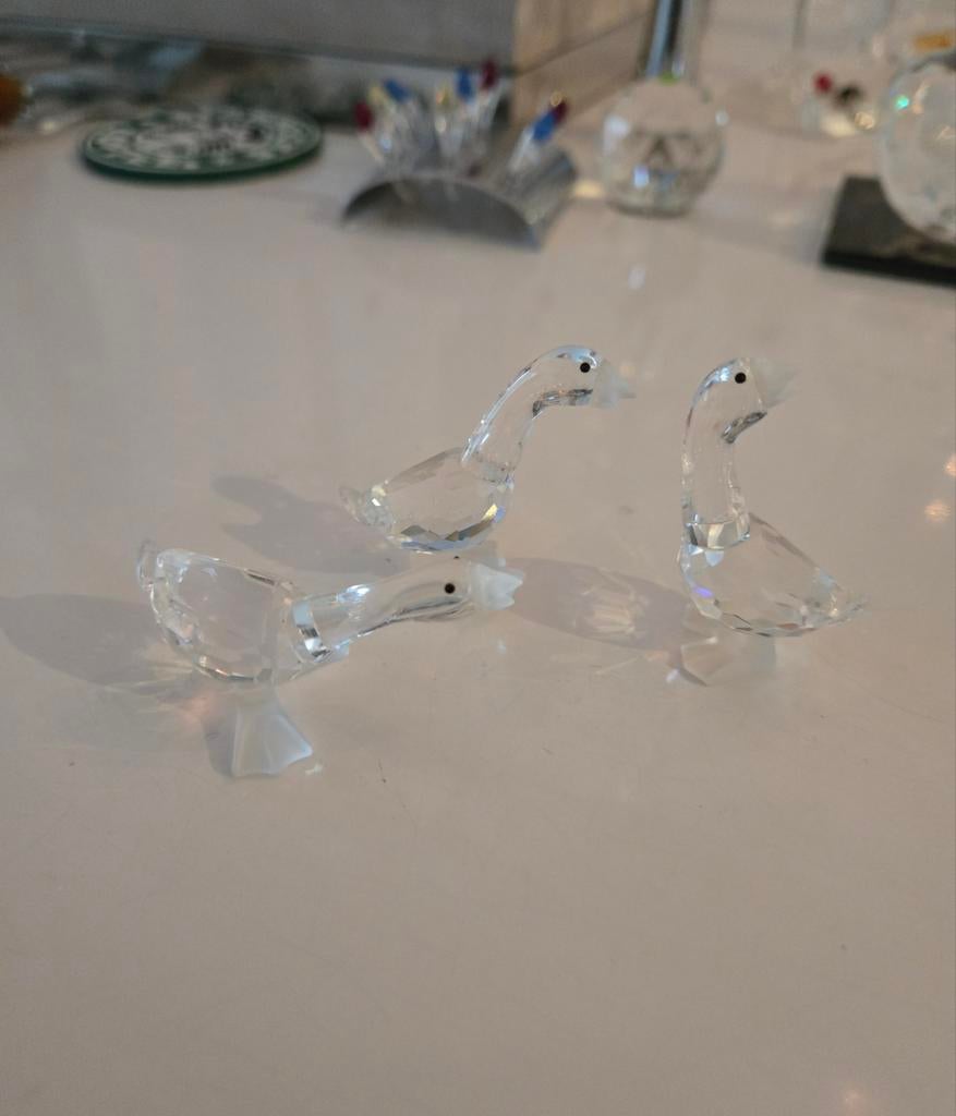Swarovski Gaasjes - Set van 3, Ophalen of Verzenden, Zo goed als nieuw, Figuurtje