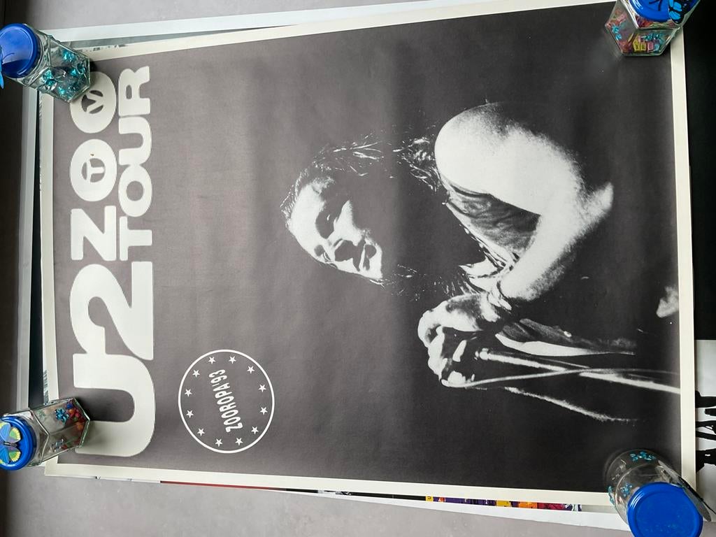 Diverse U2 posters, Verzamelen, Posters, Ophalen, Zo goed als nieuw, A1 t/m A3, Film en Tv