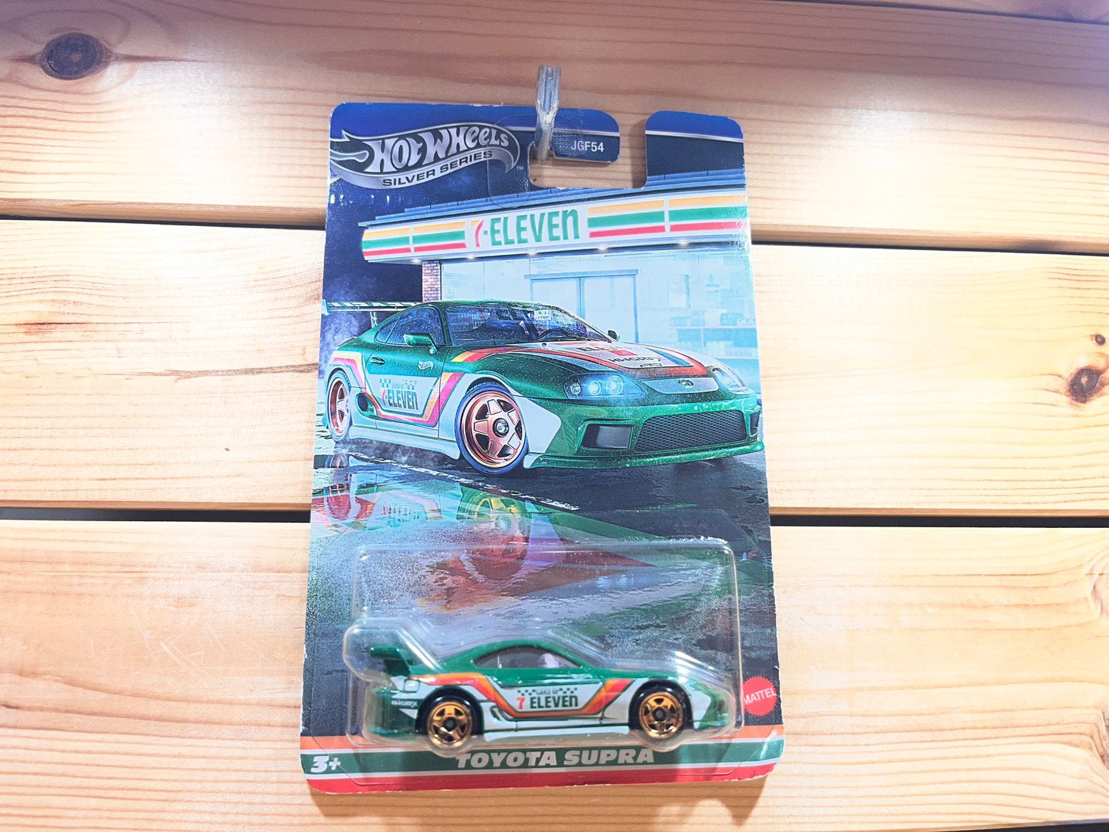 Toyota Supra 7-11 hotwheels Silver Series, Ophalen of Verzenden, Zo goed als nieuw, Auto