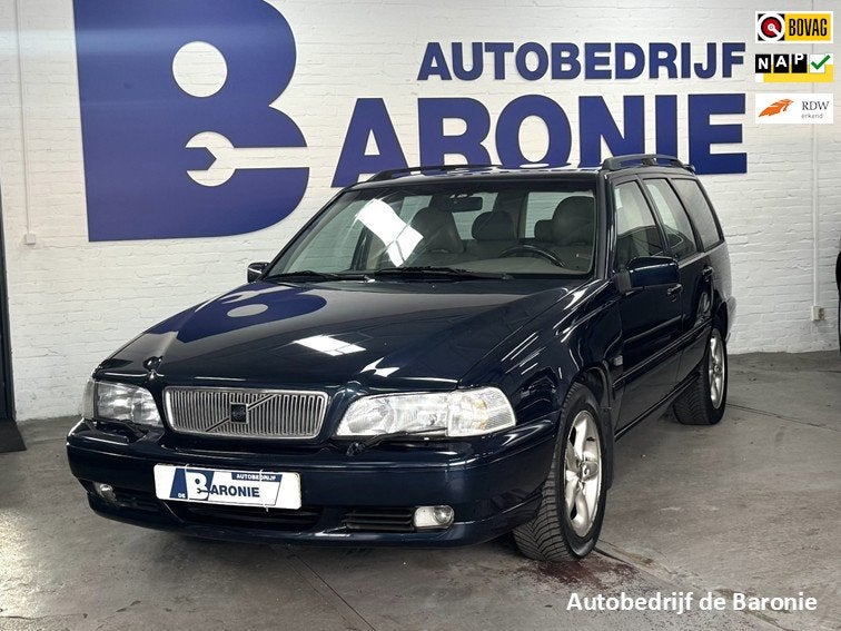Volvo V70 2.5 Exclusive-Line automaat, Gebruikt, Beige, Blauw, Onderhoudsboekje