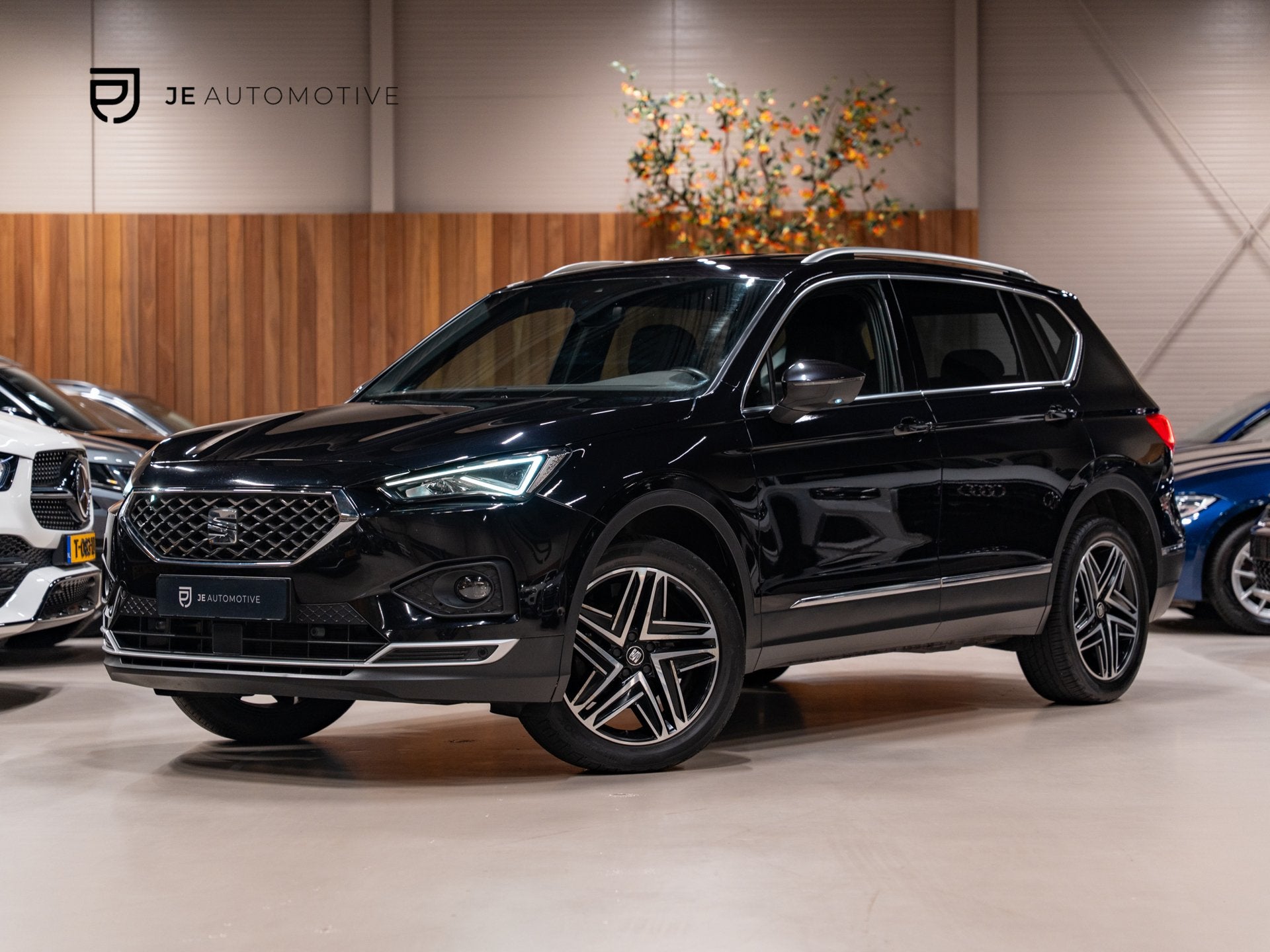 SEAT Tarraco 1.5 TSI 150PK Style, Virtual Cockpit, Apple Car, Stof, Zwart, 4 cilinders, 150 pk