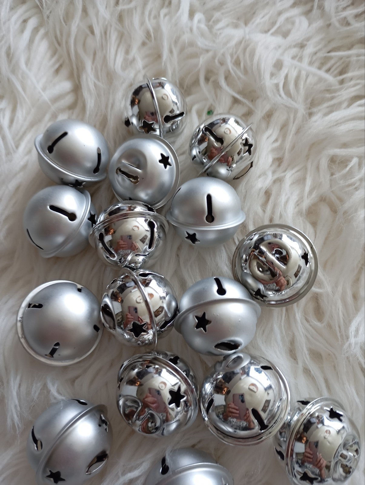 16METALEN BELLETJES NIEUW VOOR DE KERSTBOOM NU 4€ ZIE FOTO,S, Diversen, Ophalen of Verzenden, Nieuw