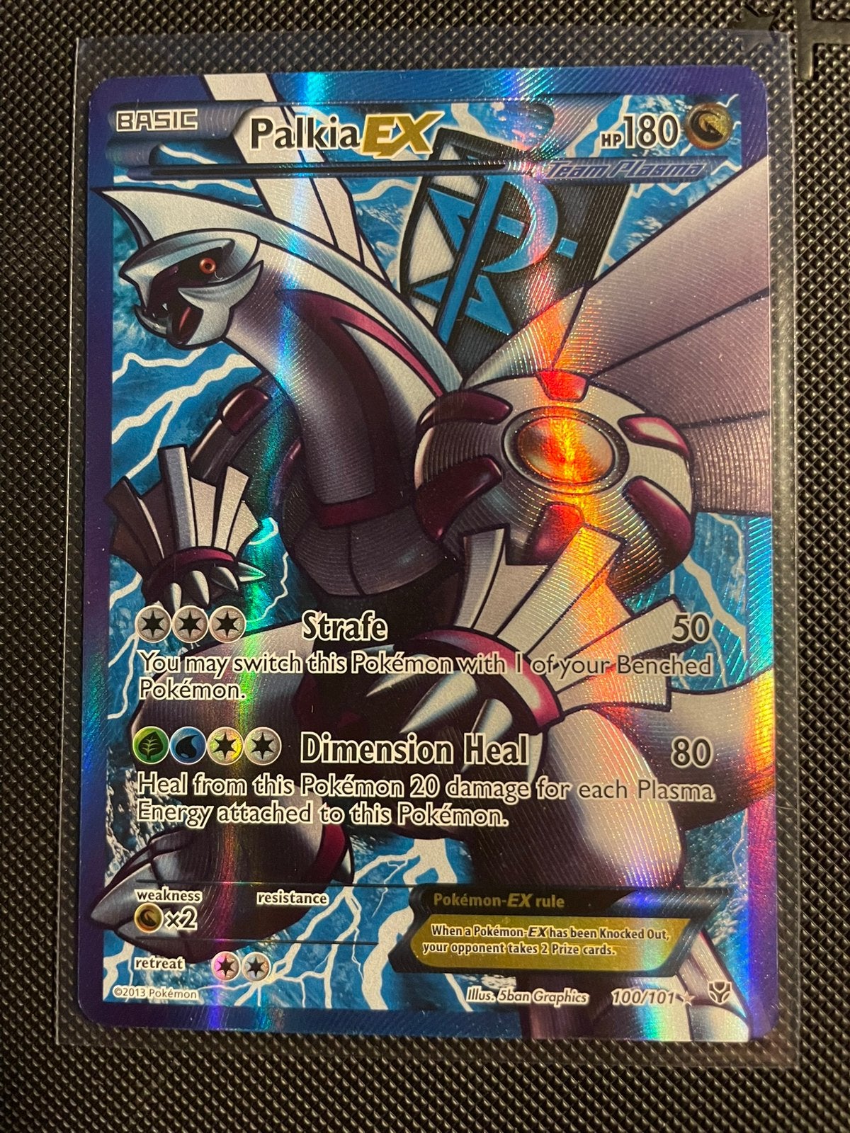 Palkia ex (PLB 100) pokemon kaarten, Ophalen of Verzenden, Zo goed als nieuw