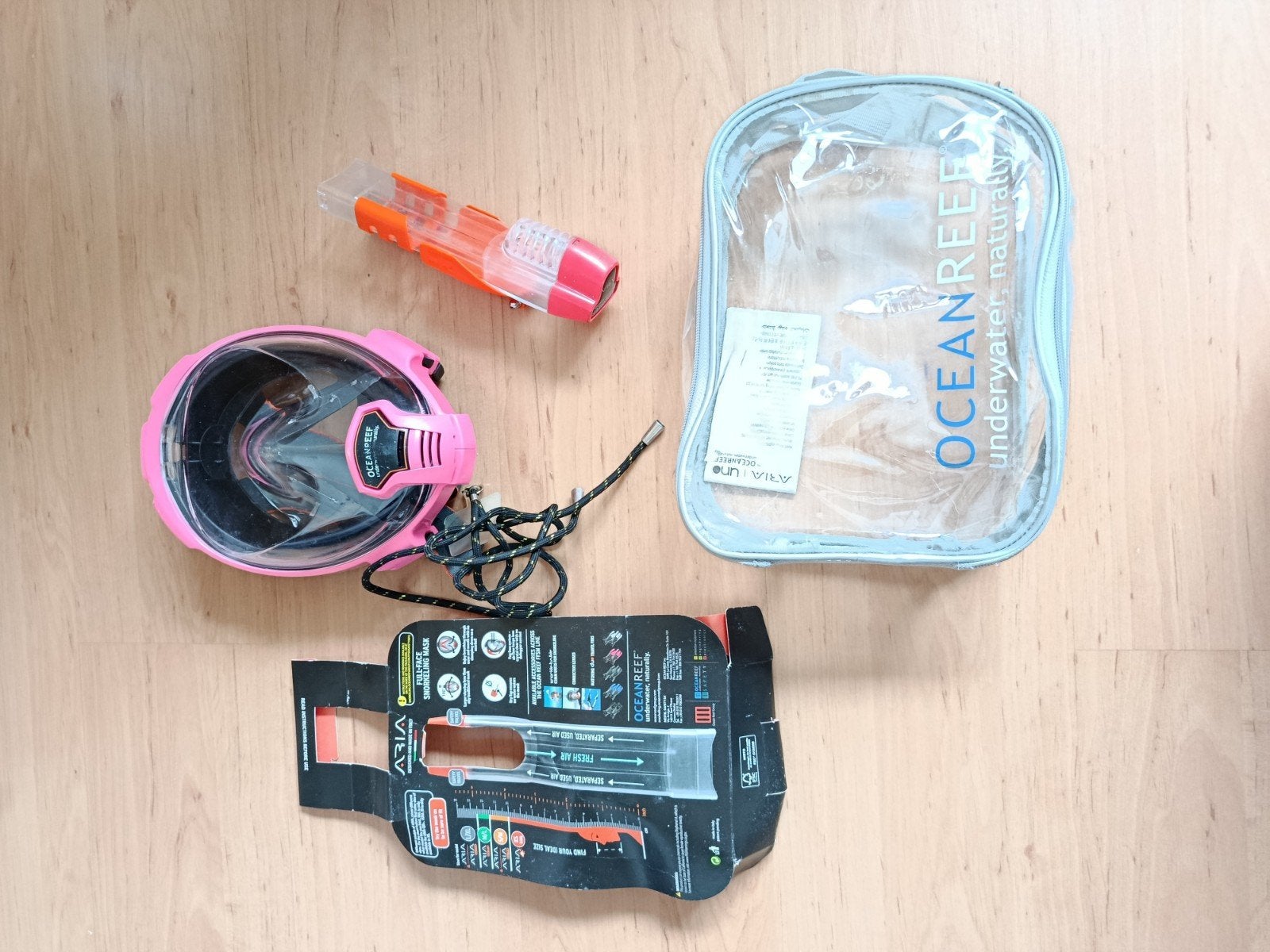 Duikbril compleet, maat S, Ophalen, Zo goed als nieuw, Duikbril of Snorkel