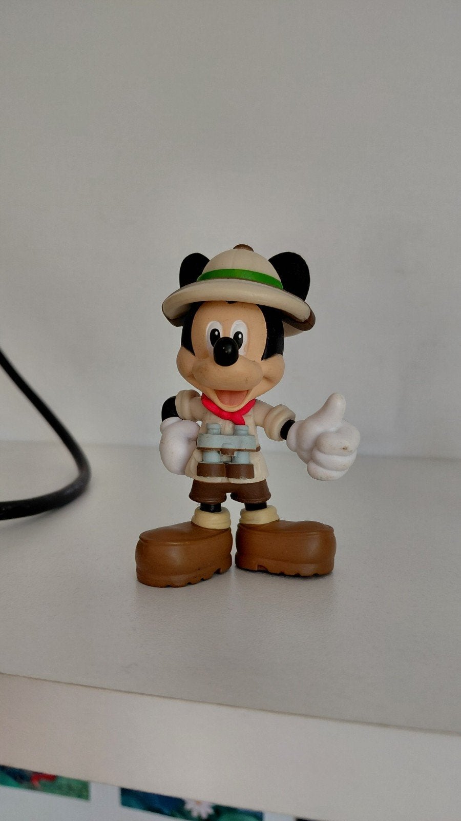 Mickey mouse Safari figuur Disney, Ophalen of Verzenden, Zo goed als nieuw
