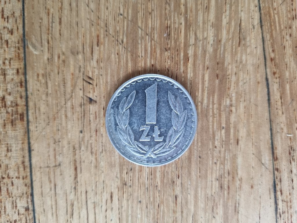 Muntje 1 Poolse Złoty, Ophalen, Polen, Losse munt
