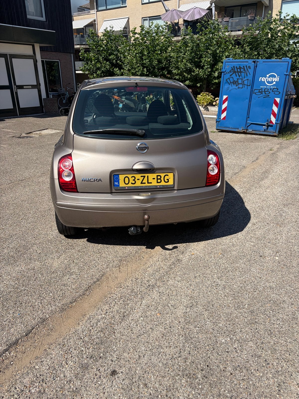Nissan Micra 1.4 5DR AUT 2008 Bruin, Auto's, Nissan, 15 km/l, 4 cilinders, Bruin, 730 kg