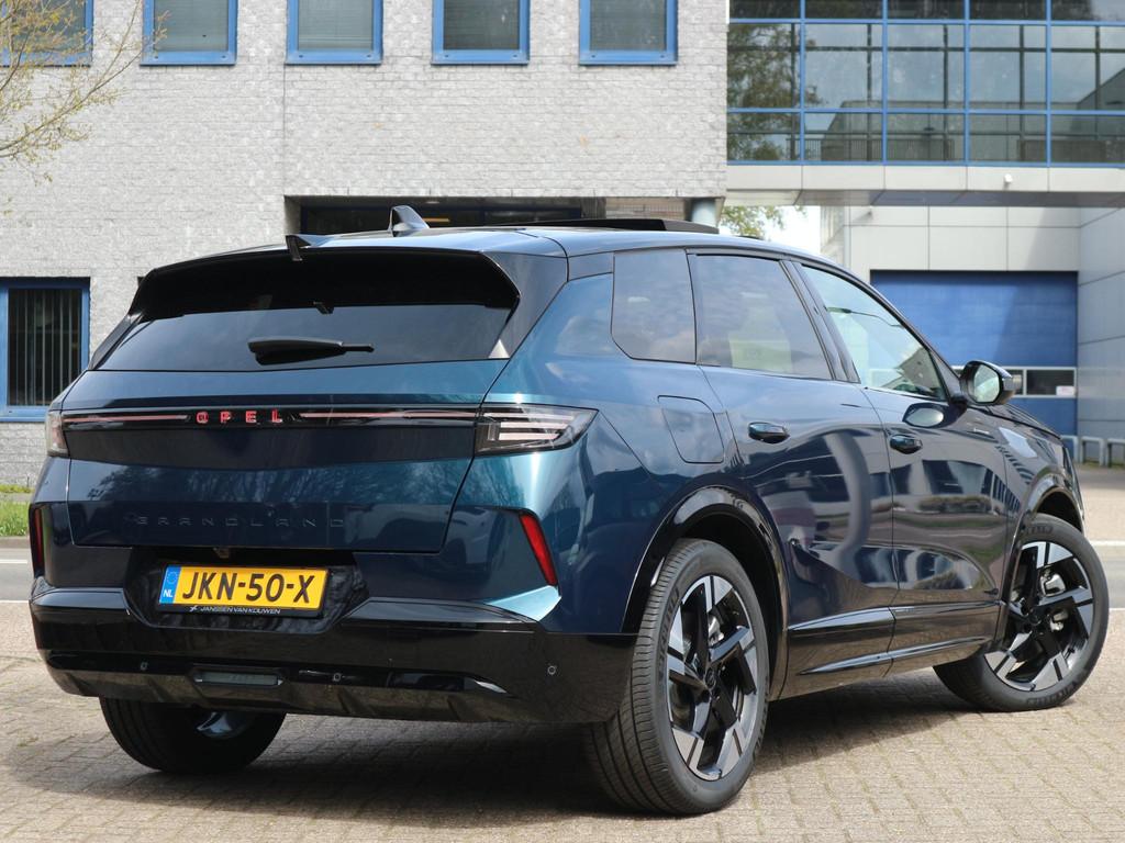 Opel Grandland 1.6 Turbo Plug-in-Hybrid GS Schuif-/Kanteldak, Auto's, Opel, Stof, 4 cilinders, Blauw, 1871 kg