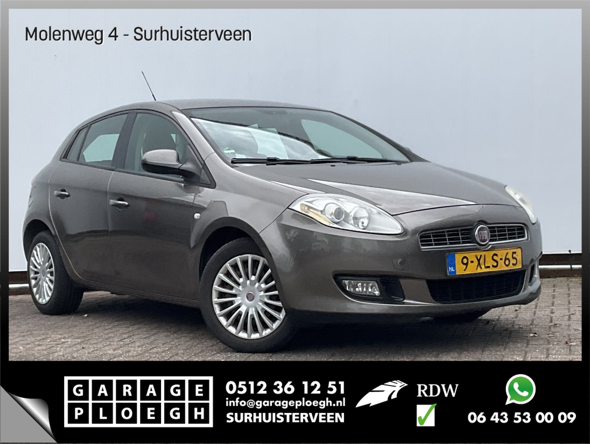 Fiat Bravo 1.4 Dynamic Airco 5-Deurs (bj 2009), Auto's, Voorwielaandrijving, 15 km/l, Gebruikt, 4 cilinders
