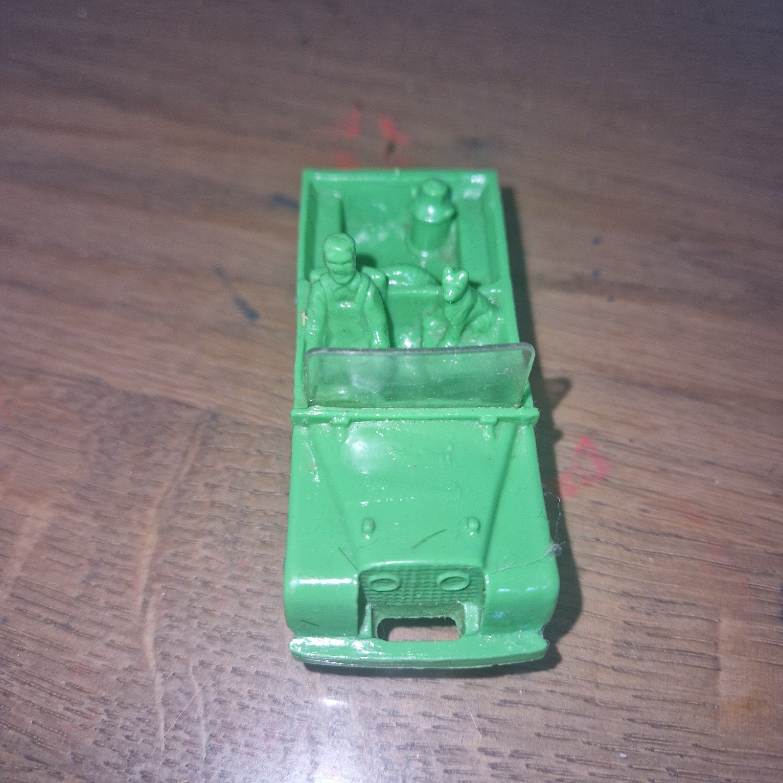 Vintage Tomte Laerdal speelgoedauto - Groen, Ophalen of Verzenden, Gebruikt