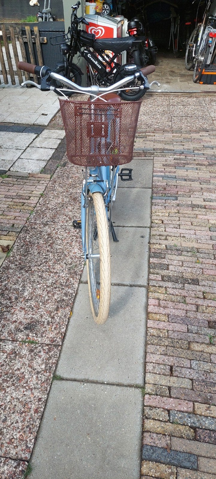 meisjes met mandje en bagagedrager, Terugtraprem, 50 tot 53 cm, Ophalen, Overige merken