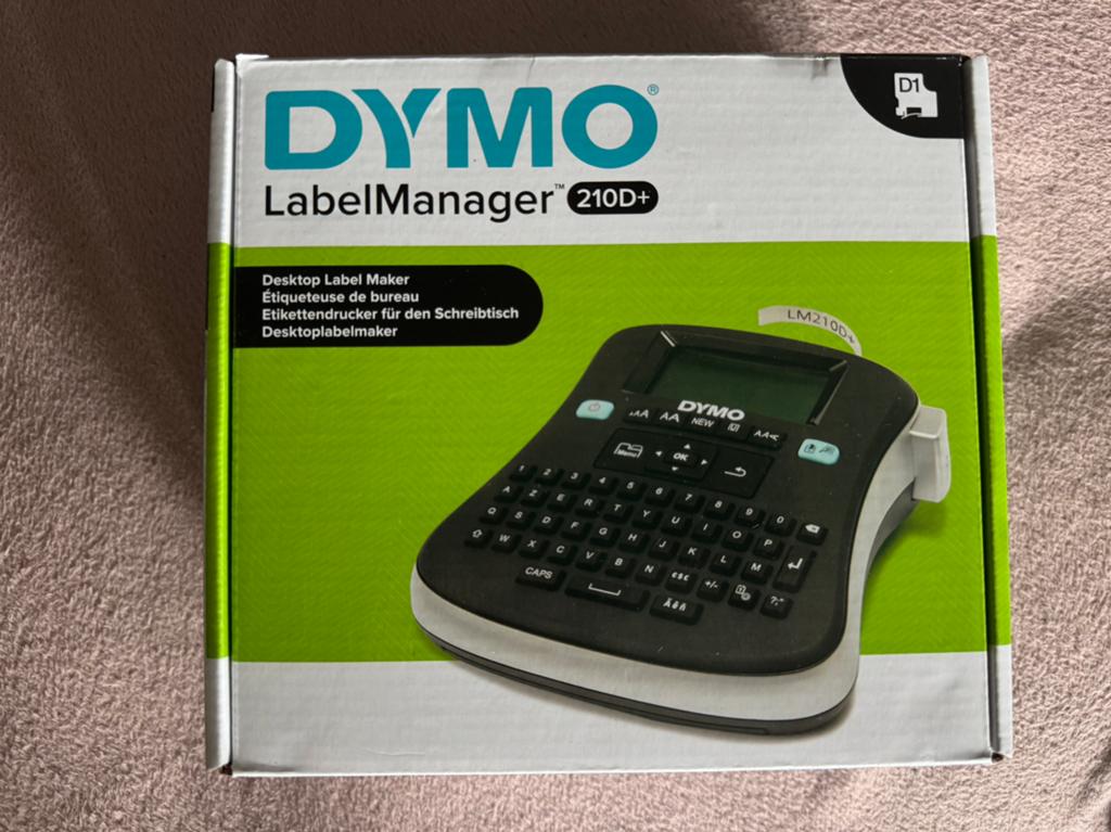 Dymo LabelManager 210D+ Labelmaker - Nieuw in doos, Ophalen of Verzenden, Nieuw, Qwerty, Etiket