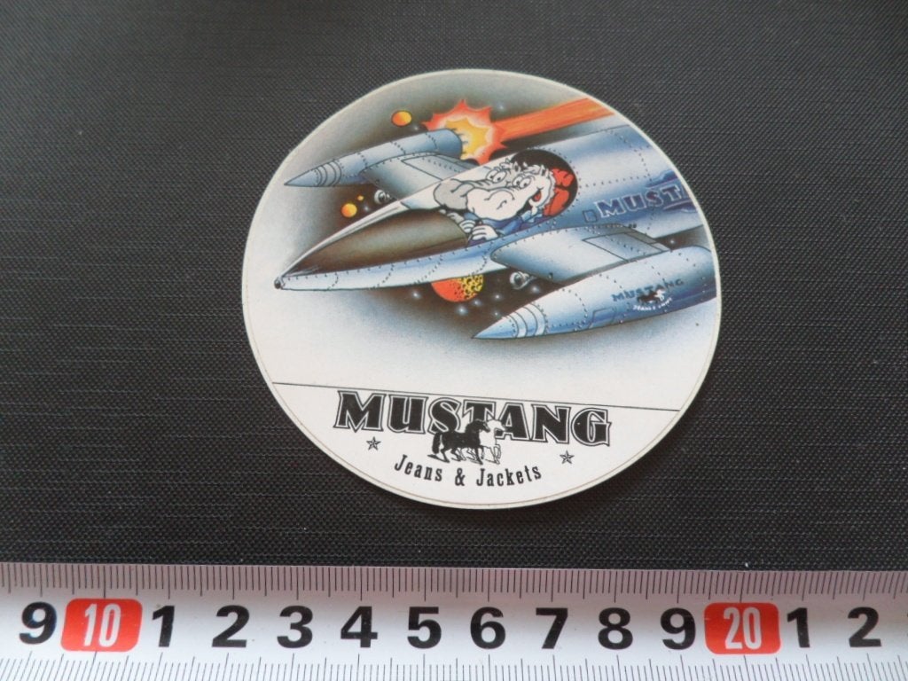 sticker 208 strip paard MUSTANG jeans & jackets, Ophalen, Zo goed als nieuw